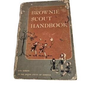 Vintage Brownie Scout Handbook For The Girl Scouts Of The United States Retro